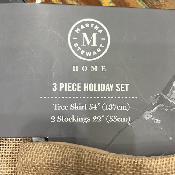 NWT Martha Stewart 3 Piece Holiday Set - Picture 2 of 6